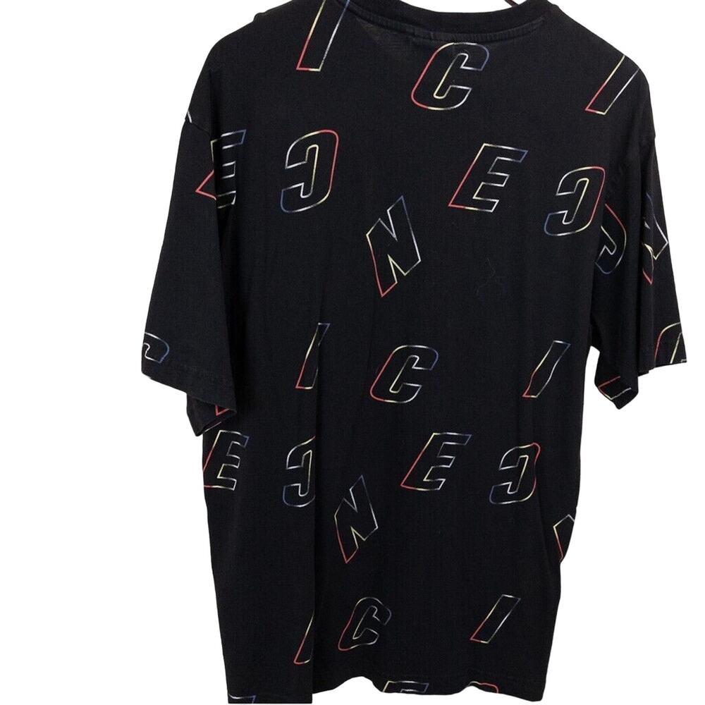 NICCE Black Alpha Logo Tee Shirt Mens Medium